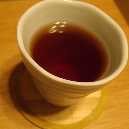 体に良い「小豆茶」が簡単に作れるのが良いですね。ご馳走様でした☆